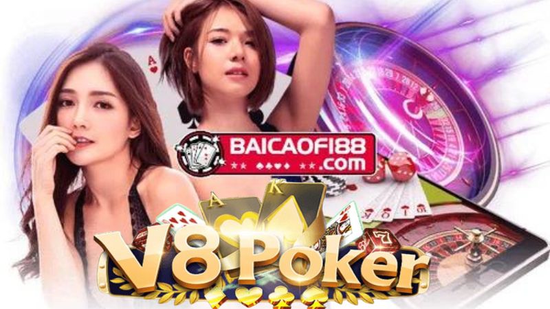 1. Chơi bài cào online, liêng, 3 cào đổi thưởng tại sảnh V8 poker Fi88