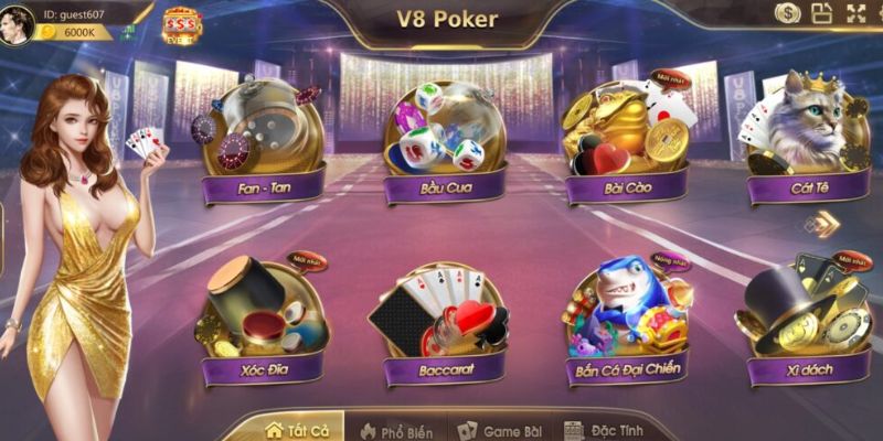 V8 Những ưu điểm vượt trội khi tham gia V8 PokerPoker Nha Cung Cap Game Bai Cao 2